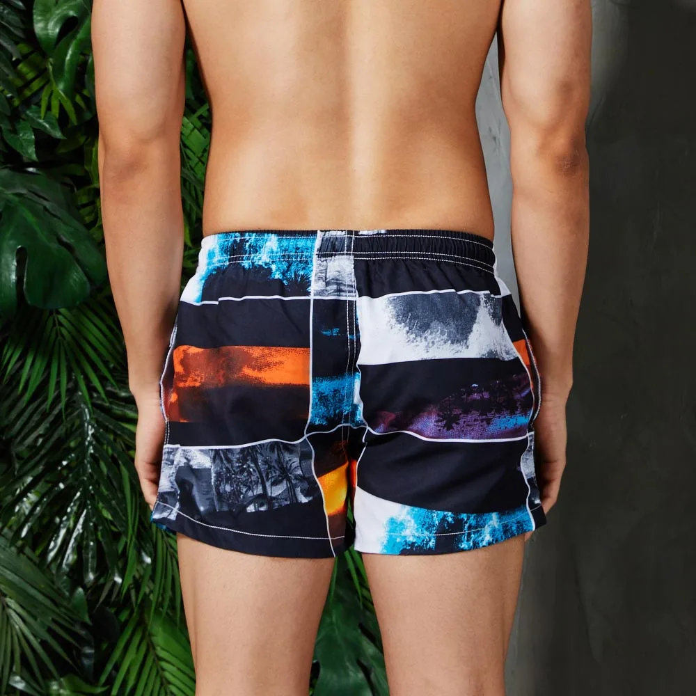 Мужские шорты для плавания модные серфинга на открытом воздухе бермуды masculina 2019 |