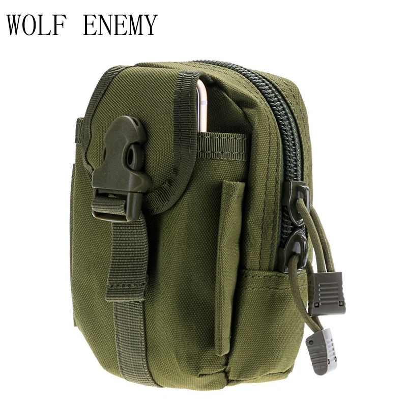 Тактическая поясная сумка с системой Молле Маленький Карманный военный поясной