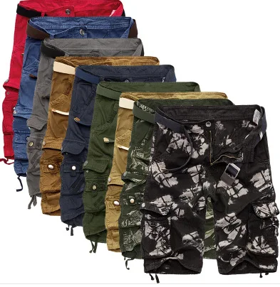 Камуфляжная форма 9 цветов камуфляжная с несколькими карманами стильные трусы |