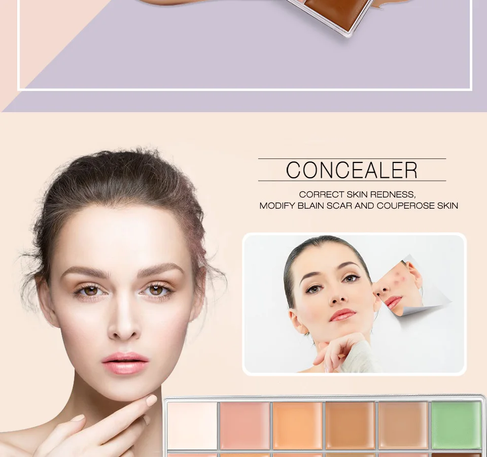 O. TWO. O Paleta De Corretivo Professional, 12 цветов, косметический Камуфляжный консилер, палитра, макияж для лица