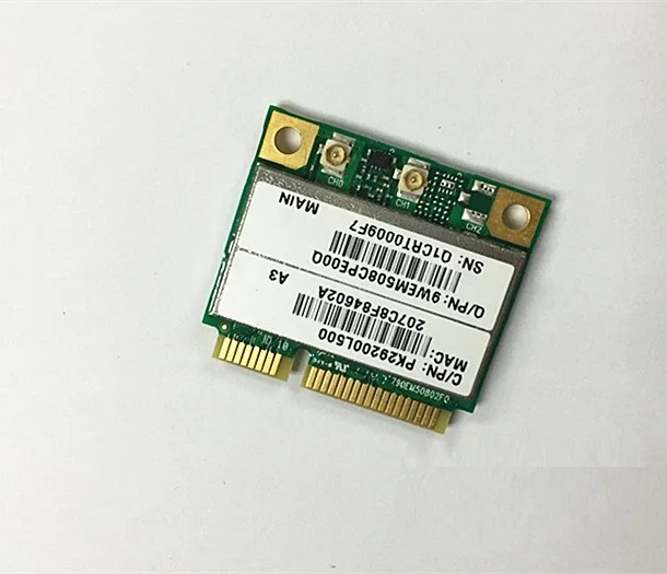 Оптовая продажа новая беспроводная карта Atheros AR9382 AR5BHB116 half Mini PCI E 2 4 ГГц/5 ГГц 300