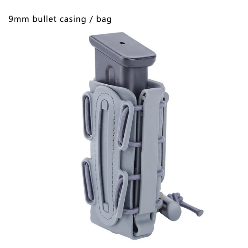 1 шт. Открытый Molle тактическая Одиночная винтовка Mag сумка Подсумок подсумок Walkie Talkie сумки винтовка карман 9 мм патрон держатель