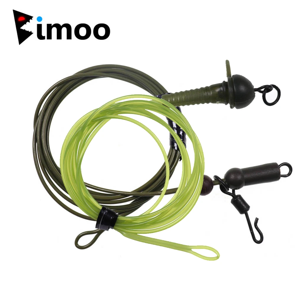 Bimoo 1 шт. 30 фунтов 35 45 фторуглеродный плавленый Карп Link Высокоуглеродистый