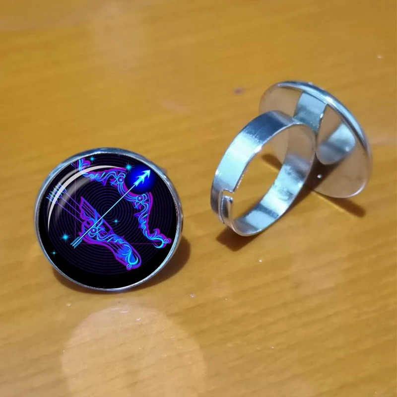 Горячая Распродажа модное кольцо 12 знаков зодиака с созвездиями астрологическое