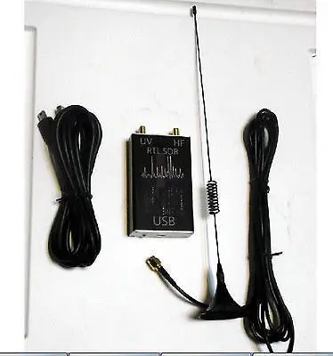 

100KHz-1.7GHz full band UV HF RTL-SDR USB Tuner Receiver/ R820T+8232 Ham Radio