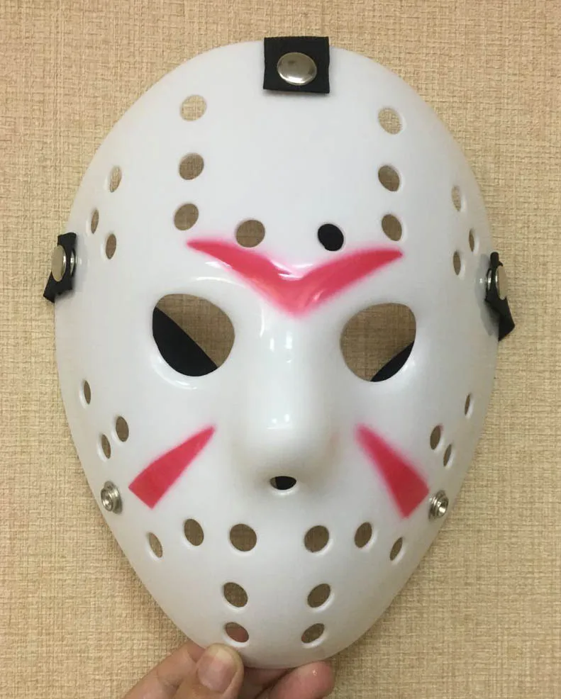 Новинка косплей бело-красного цвета изящная Маскарадная маска Джейсона вурхиса