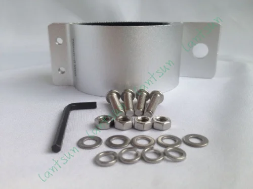 best 49~54mm 2inch 66~71mm 2.5inch 76~81mm 3inch black silver bull bar clamp vehicles adjustable lamp stay led bracket lantsun