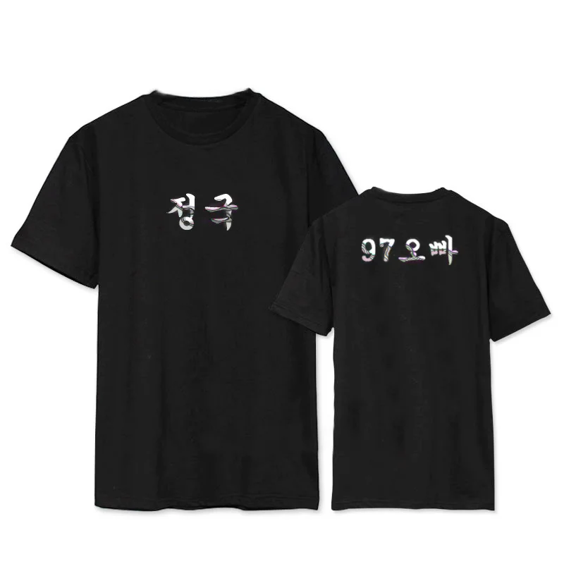 KPOP Bangtan Jimin JUNGKOOK/футболка с короткими рукавами одежда для пар корейские костюмы в