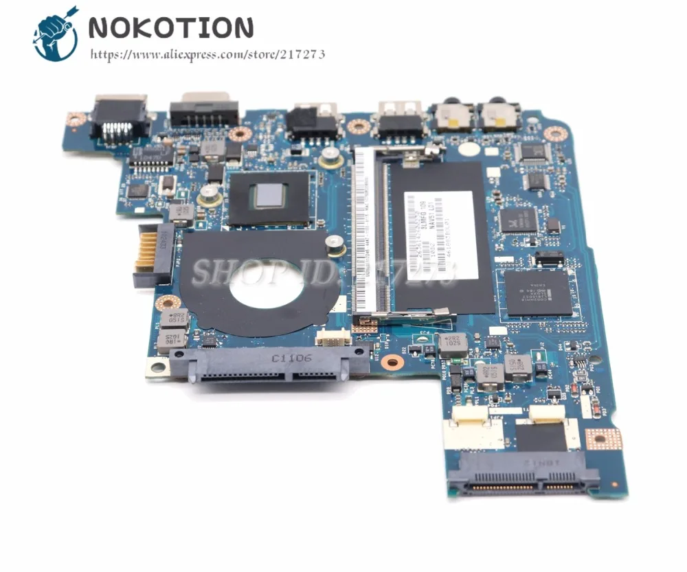 

NOKOTION NEW For Acer Emachines 350 EM350 Laptop Motherboard MBNAH02001 NAV51 LA-6311P MAIN BOARD with Processor onboard