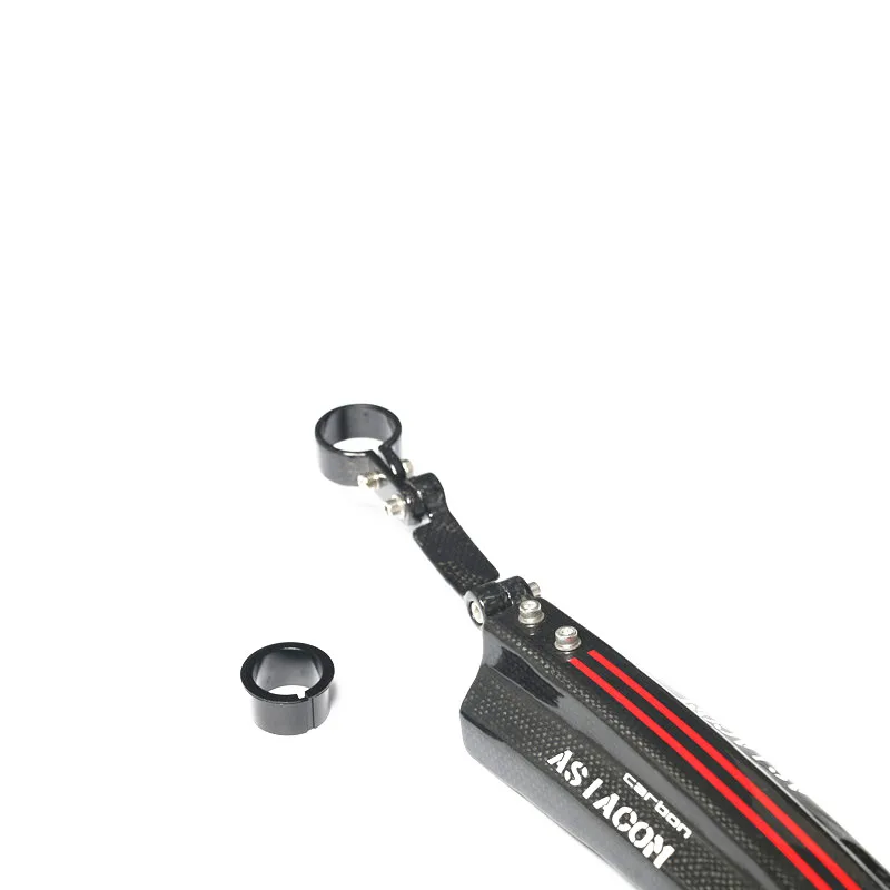 Крылья велосипедные ASIACOM 3K глянцевые крепления из углеродного волокна и