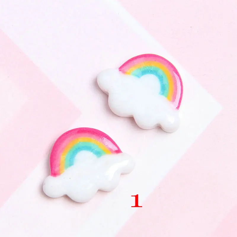 Украшения для волос 20 шт./лот кабошон из смолы с плоской задней поверхностью