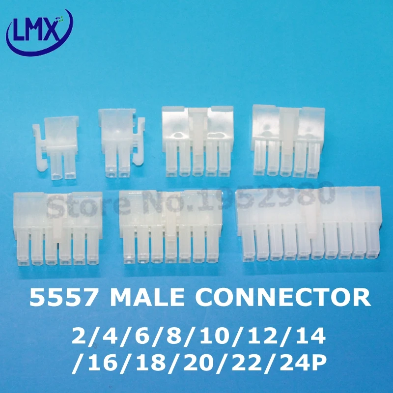100 шт./лот шаг MX4.2MM 5557/5569 2 * 3PIN Штекерный соединитель корпуса для платы печатной Molex