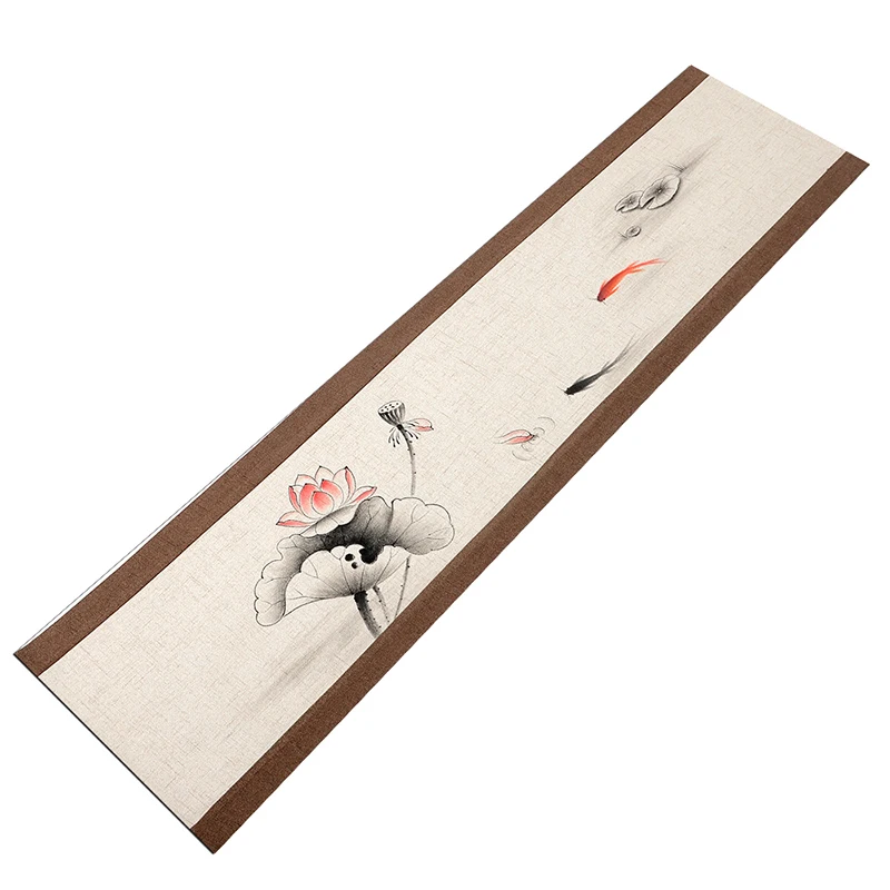 Настольная дорожка в китайском стиле винтажные столовые коврики с ручной
