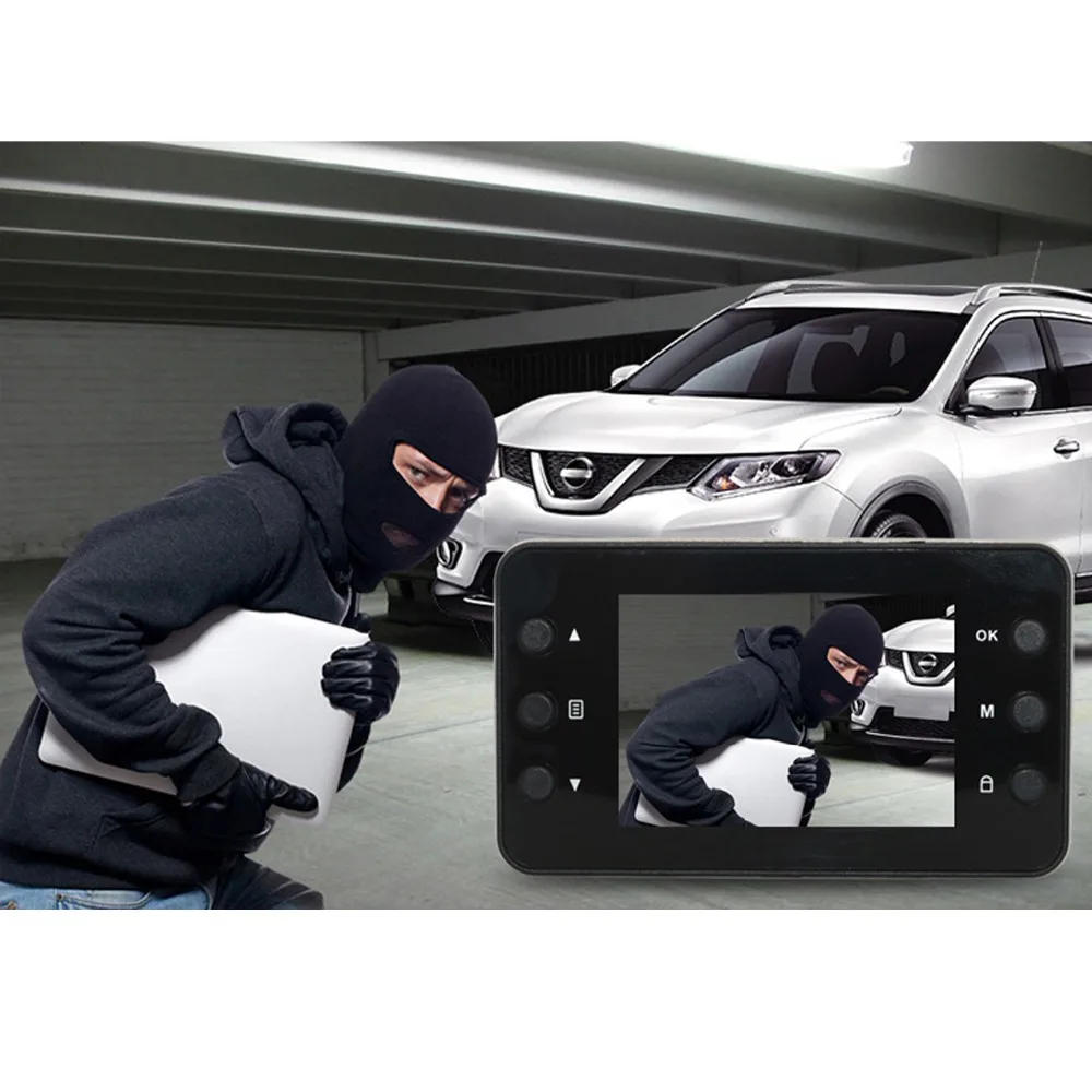 Видеорегистраторы для автомобилей Камера регистраторы HD 1080 P Ночное видение