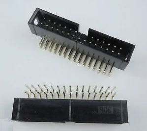 50 шт. кожух Заголовок IDC гнездо 2 54 мм 2x15 Pin 30 P прямоугольный штырь 0 64 ряда сквозное