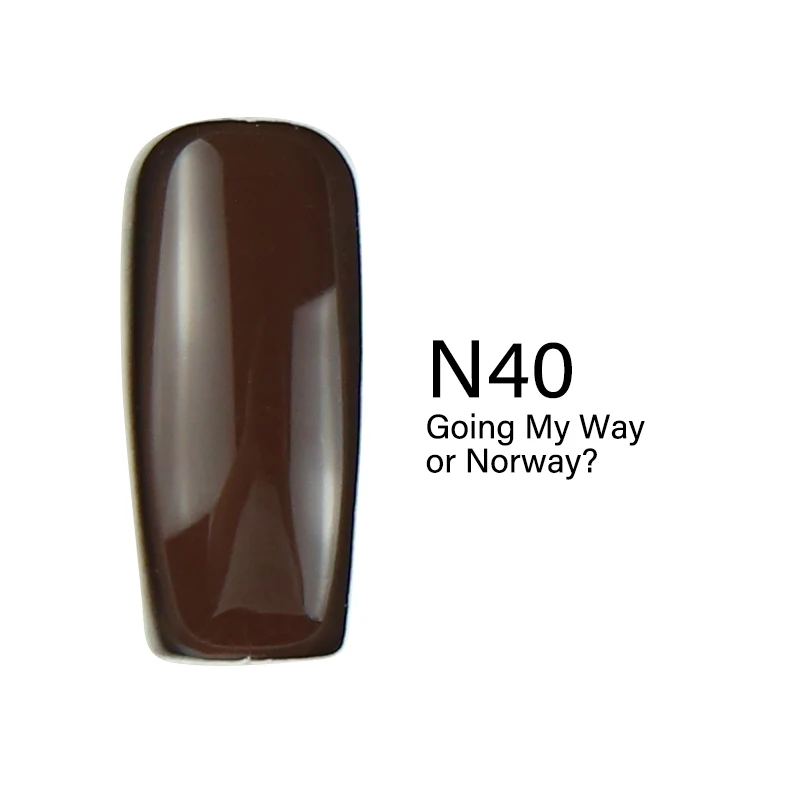 N40 Гель лак для ногтей 273 цветов UV Vernis Полупостоянный праймер основа верхнее покрытие гель лак гель для ногтей праймер для ногтей Искусство Маникюр гель лак - Цвет: N40