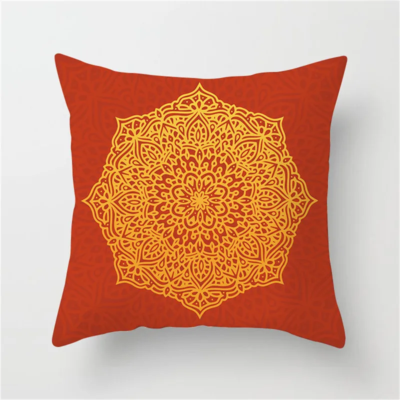 

Fuwatacchi National Style Cushion Cover Pyramid Elephant Printing Throw Pillow For Sofa Car Home Room Decorative Pillowcase