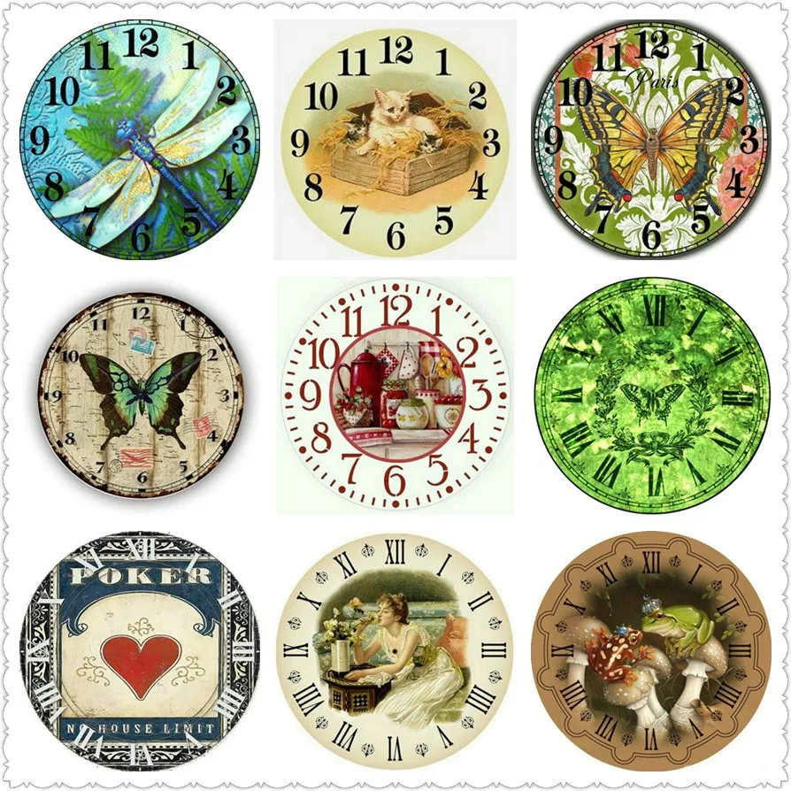 Алмазная живопись 5d сделай сам настенные часы Бабочка цветок животное икона