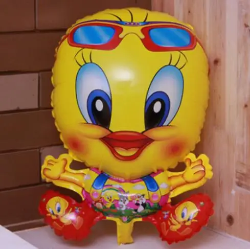 Воздушный шар из фольги в виде желтой утки 1 шт. | Дом и сад