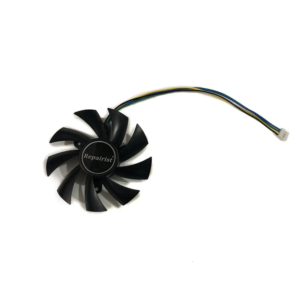 POWERLOGIC PLA09215B12H 87 мм 12V 0.55A 4 провода компьютерный радиатор охлаждения Графическая