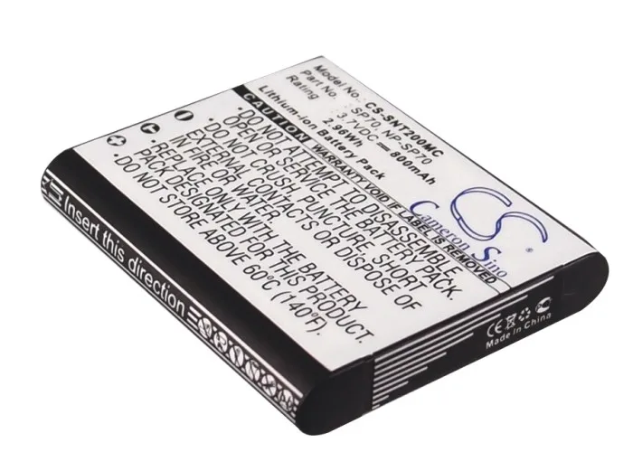 Аккумулятор Cameron Sino для Sony аккумулятор 800 мАч 4 261 368 01 NP SP70 SP70A SP70B|Цифровые