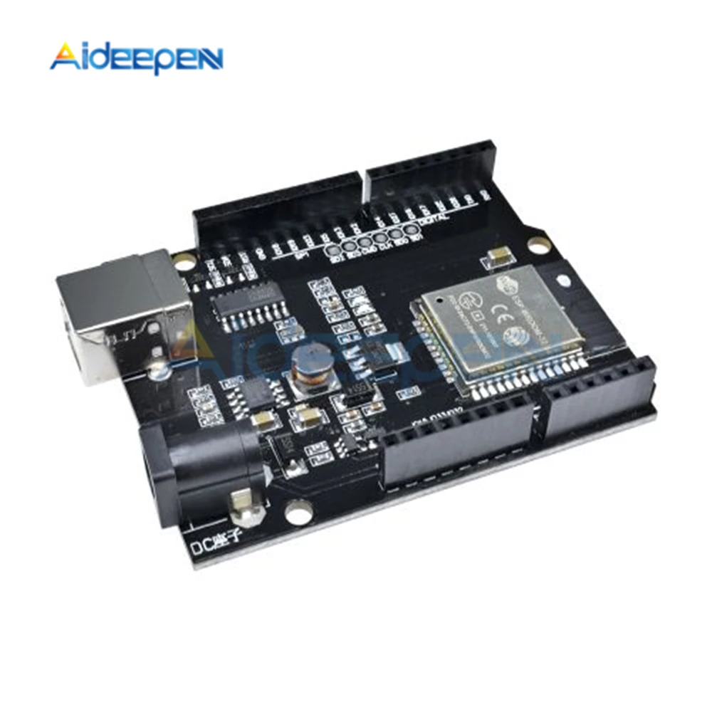 Беспроводная плата разработки ESP32 с Wi Fi и Bluetooth CH340 для Wemos D1 USB интерфейс UNO R3 R32