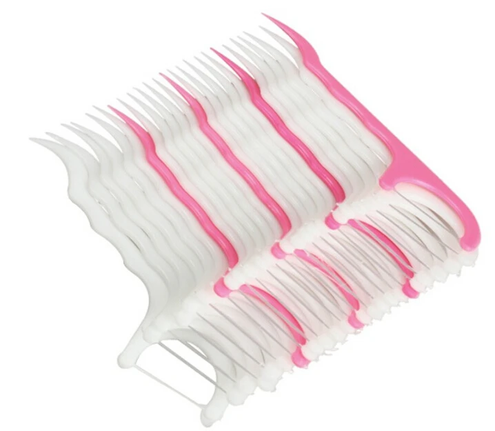 100 шт. зубная нить межзубная щетка палочка нить|tooth thread|tooth pickbrush picks |