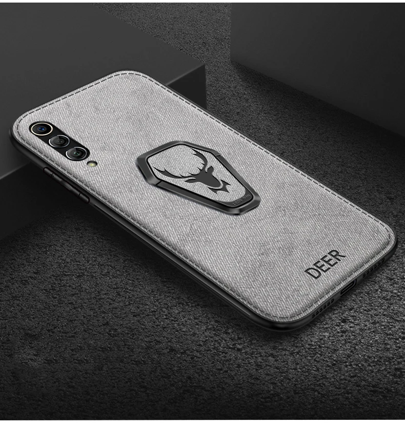 Магнитный чехол-держатель для huawei P30 Pro Lite Nova 5T 4e P20 3e 3 3i P Smart Plus Honor 8X 20i V20 чехол тканевый Автомобильный кронштейн
