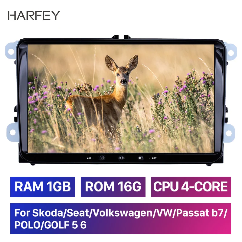 Harfey 9 &quotAndroid 1 автомобильное радио 2din GPS Navi головное устройство проигрывателя для