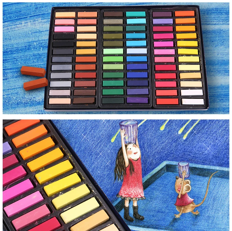 FABER CASTELL художественный дизайн 24/48/72 цветной мел порошок для рисования палочки