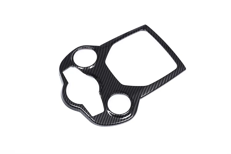 Для Alfa Romeo Giulia Stelvio- автомобильные аксессуары 1 шт. карбоновое волокно АБС ХРОМ центральная консоль украшения Рамка отделка