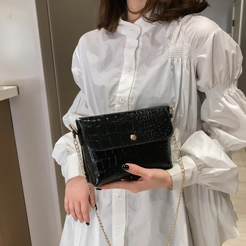 Наплечная Сумка женская модная простая Студенческая дикая каменная узорная