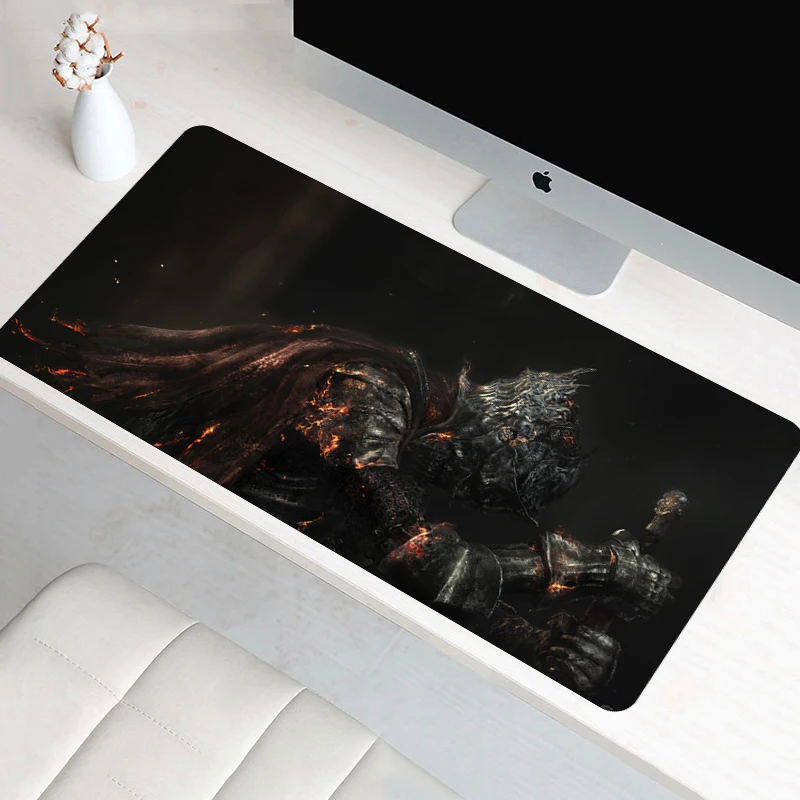 Игровой коврик для мыши SIANCS Dark скоростных геймеров резиновый с закругленными