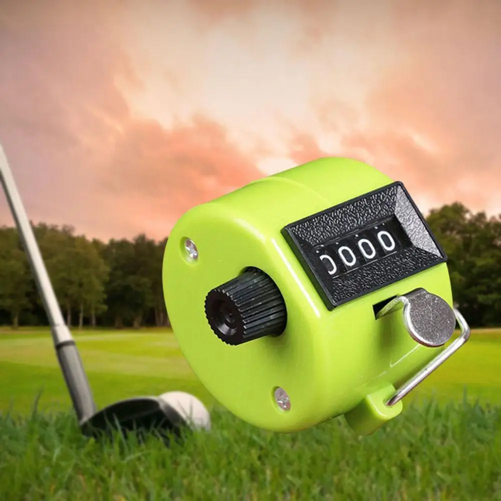 Ручной учетный номер нержавеющего металла мини Спорт Lap Гольф Руководство 4 цифры