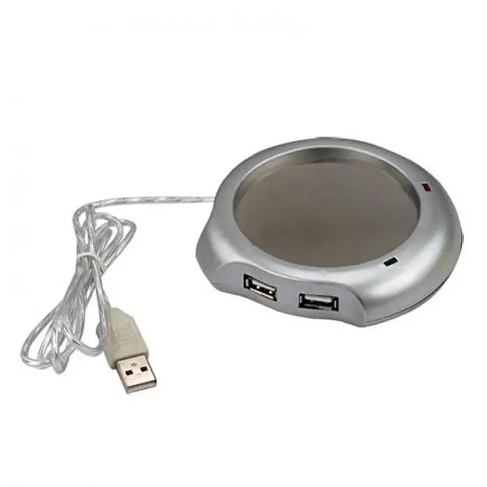 USB чай кофе нагреватель для чашки нагреватель Pad с 4 портами USB концентратор ПК ноутбук шоколад 88 QJY99