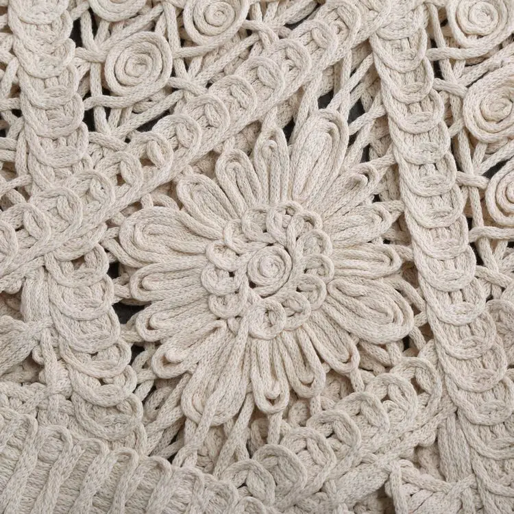 Винтажный женский Хлопковый вязаный крючком жилет свитер Mori Girl куртка пальто