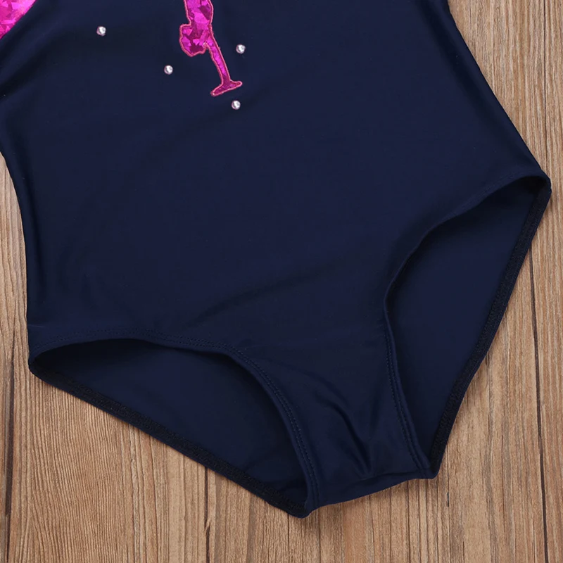 Детские балетные трико для девочек Одежда танцев блестящие гимнастические