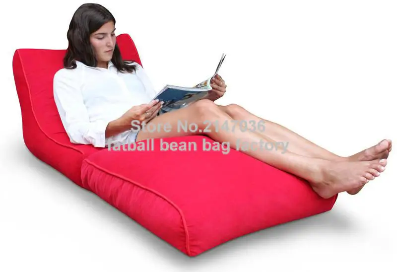 저렴한 휴대용 블루 빈 백 체어, 접이식 야외 빈 백 해먹, 좋은 품질의 콩 가구 소파 세트-방수