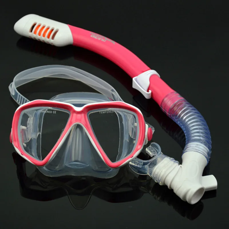 Детские маски для дайвинга и трубка набор из закаленного стекла маска подводного