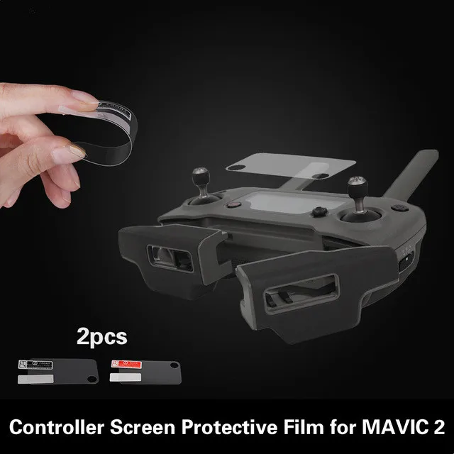 2pcs Remote Controller Skin Protector Screen Protective Film for DJI MAVIC 2 PRO &amp ZOOM Drone | Электроника