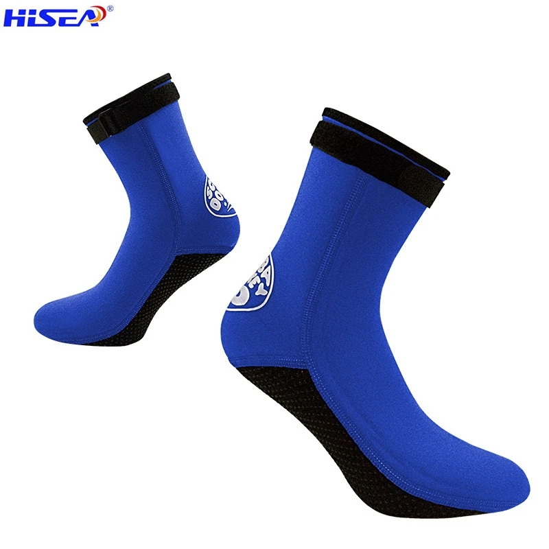 Hisea 3 мм Неопреновая зимняя обувь для плавания серфинга рыбалки подводного Sox