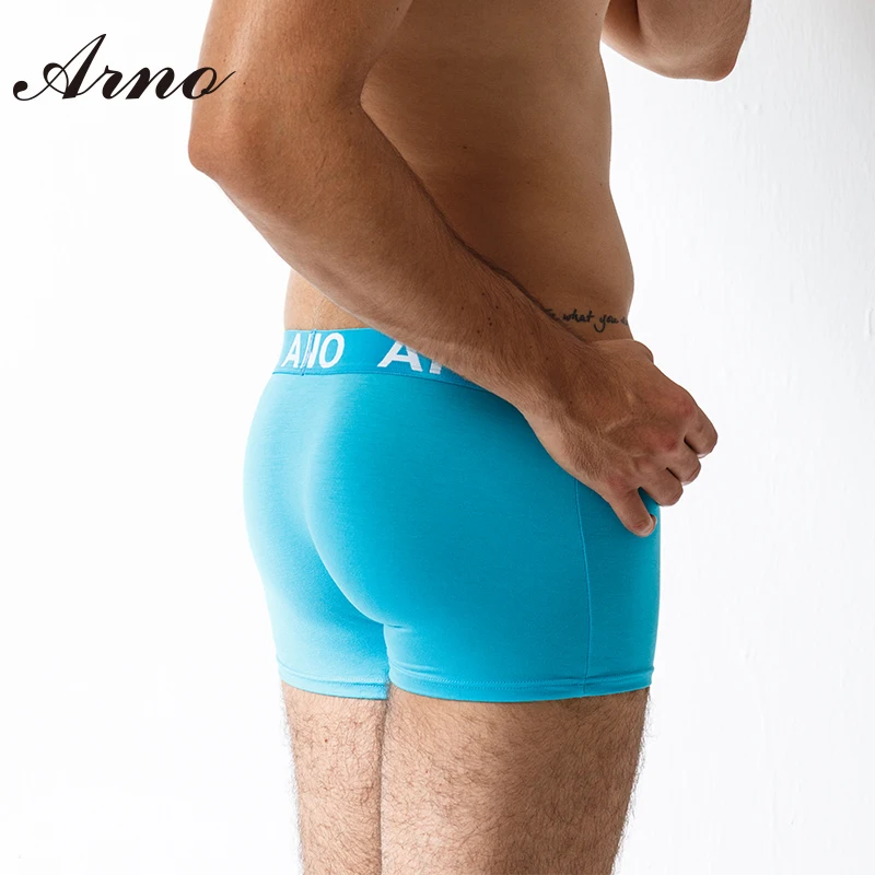 ARNO Мужское нижнее белье модные сексуальные трусы 7 видов цветов Боксеры MTU50906 1|mens