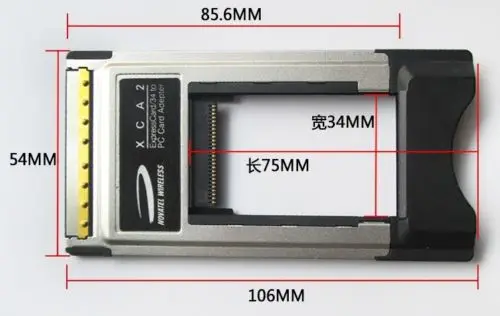 Адаптер для экспресс карт 34 мм 54 в адаптер PCMCIA Экспресс Карта конвертер