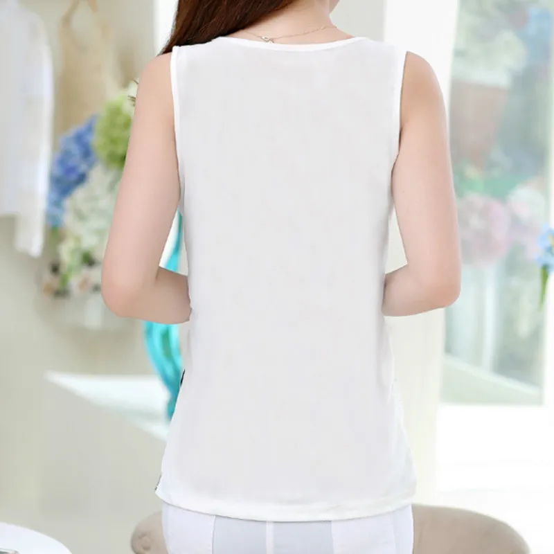 Neploe, белые, Черные блузки для женщин, летние, негабаритные, 5xl, шифоновая блузка, элегантные, кружевные, с цветами, бриллиантами, женские майки и футболки, 38943