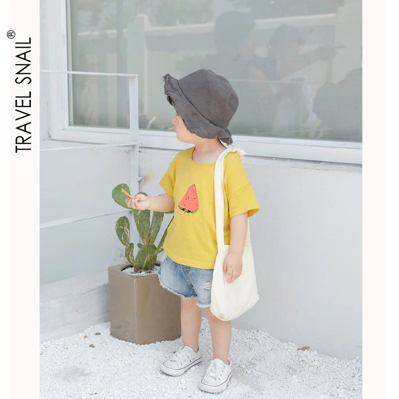 Путешествия улитки от 2 до 7 лет футболки для мальчиков детские топы детская