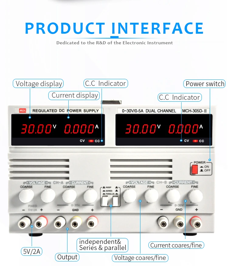 30V 2A 3A 5A Регулируемый двухканальный Линейный DC Питание Настольный поставить батарею 2 канала постоянного тока Регулируемый Питание блок