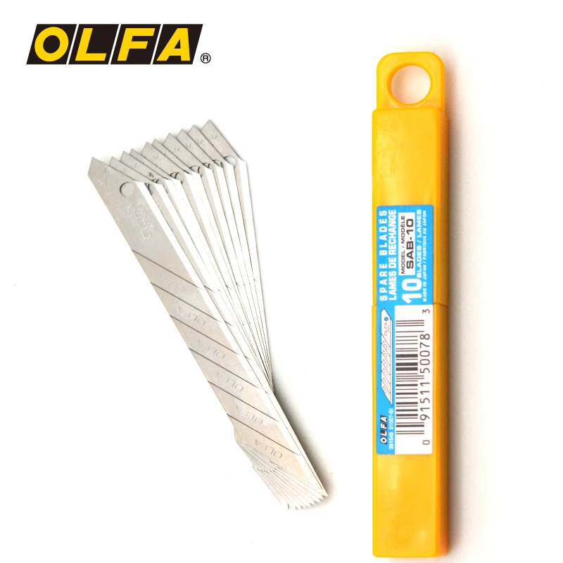 

OLFA SAB-10 30-degree angle cutting insert 9MM small blade 10PCS/Lot