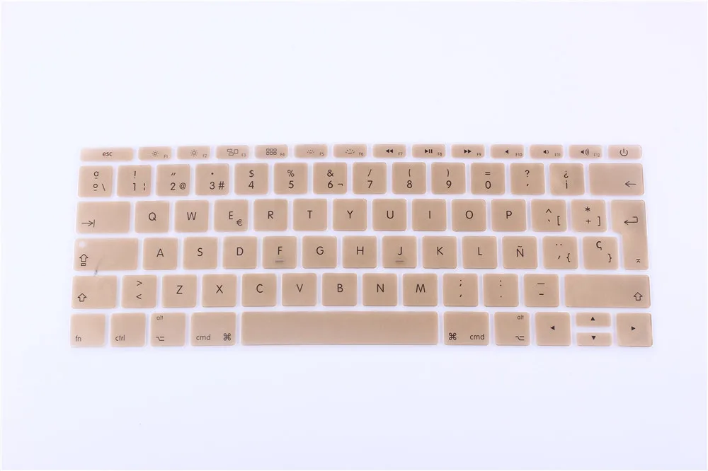 Версия ЕС карамельный Радужный испанский чехол для клавиатуры Mackbook 12