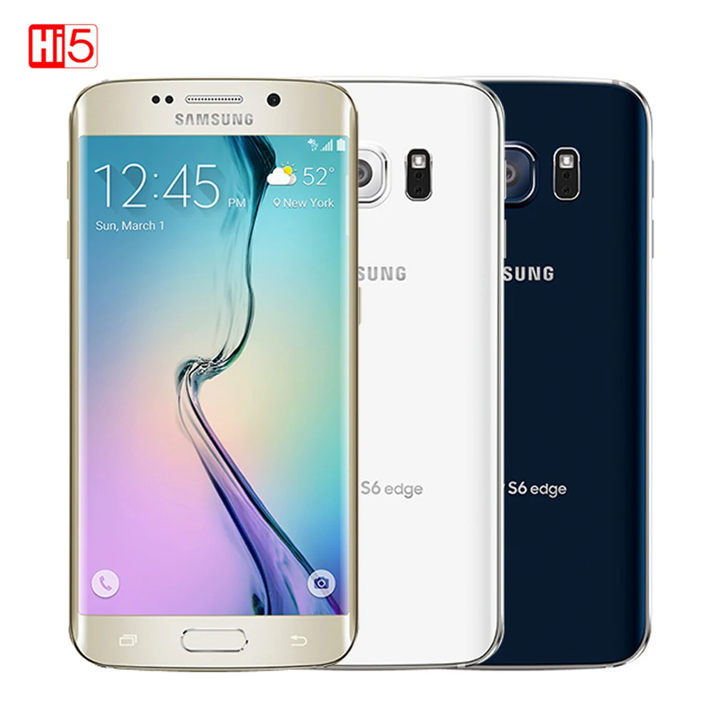 Разблокированный Samsung Galaxy S6 G920F/S6 Edge G925F 3 ГБ ОЗУ 32 Гб ПЗУ Восьмиядерный LTE 16 МП 5,1 дюймов Android телефон