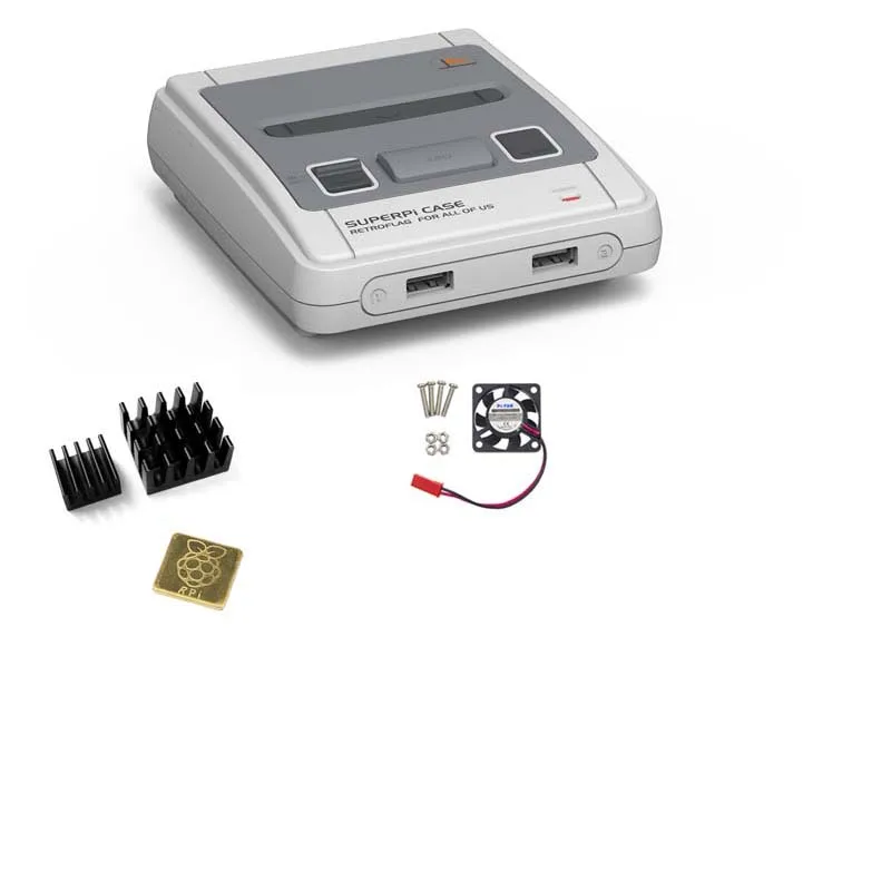 Retroflag SUPERPIE CASE J пластиковая коробка для Raspberry Pi + карта 32 ГБ игровой контроллер 3A